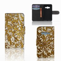 Wallet Case Samsung Galaxy Trend 2 Barok Goud