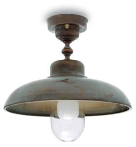 Moretti Luce Landelijke hanglamp Samoa S - verouderd messing 1333.T.AR