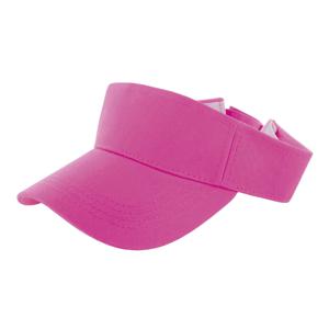 Zonneklep Fluor Roze Verstelbaar