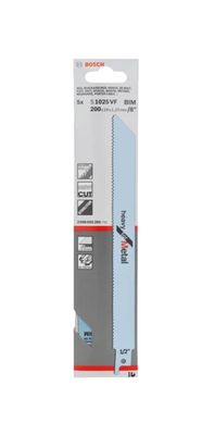 Bosch Accessories 2608656265 Reciprozaagblad S 1025 VF, Heavy for Metal 5 stuk(s)