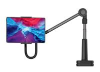 Fixed Relax tablet houder verstelbare arm met klem zwart