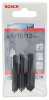 Bosch Accessoires 3-delige set conische verzinkboren 50 mm / 68 mm / 8; 10; 12 mm 3st - 2608596667