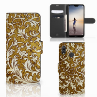 Wallet Case Huawei P20 Lite Barok Goud - thumbnail