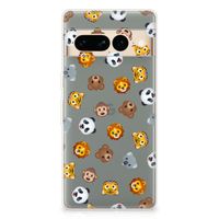 TPU bumper voor Google Pixel 7 Pro Dieren Emojis