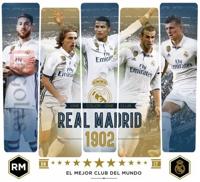Real Madrid muursticker 5 spelers