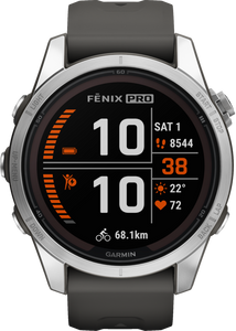 Garmin fēnix 7S Pro 3,05 cm (1.2") MIP 42 mm Digitaal 240 x 240 Pixels Touchscreen Zilver Wifi GPS