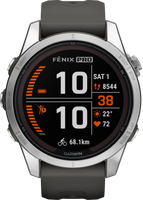 Garmin fēnix 7S Pro 3,05 cm (1.2") MIP 42 mm Digitaal 240 x 240 Pixels Touchscreen Zilver Wifi GPS - thumbnail