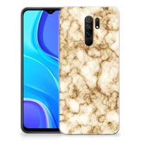 Xiaomi Redmi 9 TPU Siliconen Hoesje Marmer Goud