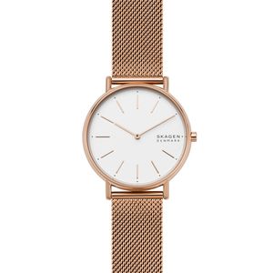 Horlogeband Skagen SKW2784 Roestvrij staal (RVS) Rosé 18mm