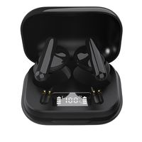 Denver TWE-38BLACK hoofdtelefoon/headset Draadloos In-ear Oproepen/muziek Bluetooth Zwart - thumbnail