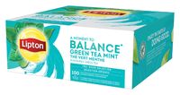 Thee Lipton Balance Green tea mint 100stuks - thumbnail