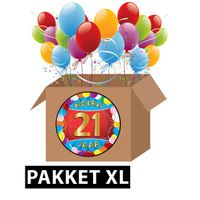 21 jaar versiering voordeel pakket XL - thumbnail