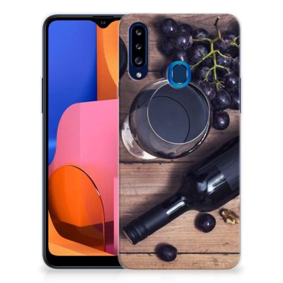 Samsung Galaxy A20s Siliconen Case Wijn Samsung Galaxy A20s Siliconen Case Wijn