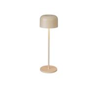 Konstsmide LED tafellamp Lille | zandkleuren | Indoor/Outdoor | Draadloos | 11 x 11 x 36 cm | 7834-330, Sand