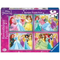 Ravensburger 4in1 Puzzel Disney Princess 4x100 Stukjes - thumbnail