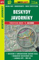 Wandelkaart 471 Beskydy, Javorníky | Shocart - thumbnail