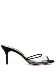 Manolo Blahnik mules Jadifa 70 mm - Noir