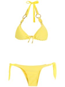 Amir Slama bikini à bonnets triangle - Jaune