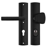 Axa Curve Veiligheidsbeslag PC72 met kerntrekbeveiliging knop/kruk SKG*** Zwart