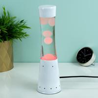 Led lavalamp - Wit