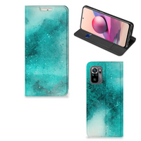 Bookcase Xiaomi Redmi Note 10 4G | 10S | Poco M5s Painting Blue