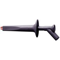 Stäubli AB200 Sicherheits-Abgreifklemme Steckanschluss 4mm CAT IV 1000V black