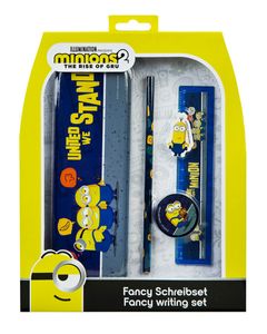 Minions Fancy Schrijfwarenset 5 Delig