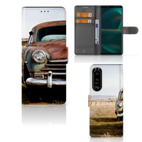 Sony Xperia 5III Telefoonhoesje met foto Vintage Auto - thumbnail