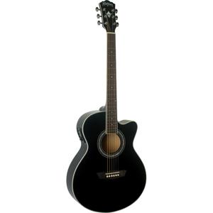 Washburn Festival EA12 B Black elektrisch-akoestische westerngitaar