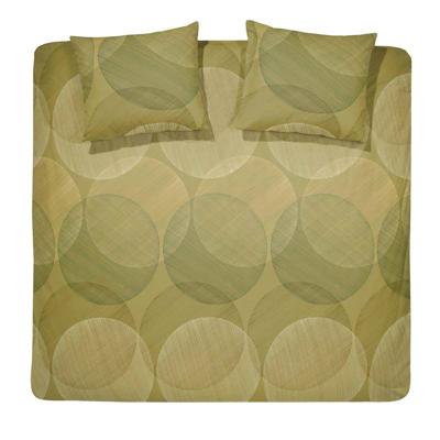 Damai Foam Dekbedovertrek - Lits-jumeaux (240x200/220 Cm + 2 Slopen) - Katoen - Ochre