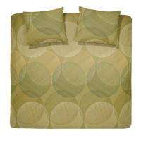 Damai Foam Dekbedovertrek - Lits-jumeaux (240x200/220 Cm + 2 Slopen) - Katoen - Ochre