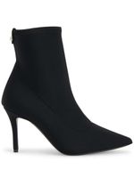 Giuseppe Zanotti bottines Mirea 90 mm en toile - Noir