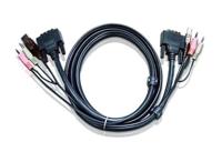 ATEN 2L-7D03UD - Video- / USB- / Audio-Kabel - 3 m
