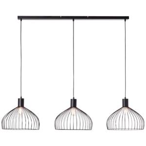 Brilliant Hanglamp Blacky 3-lichts zwart 99605/06