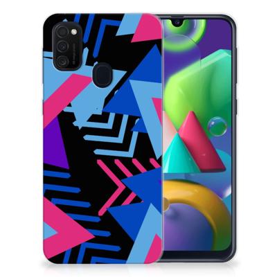 Samsung Galaxy M21 | M30s TPU Hoesje Funky Triangle Samsung Galaxy M21 | M30s TPU Hoesje Funky Triangle