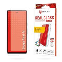 Displex Screen Protector (10H) + Case for Google Pixel 7a, Eco Mounting Frame, Case, Tempered Glass, scratch resistant protective film