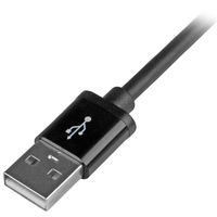 StarTech.com 2 m lange zwarte Apple 8-polige Lightning-connector naar USB-kabel voor iPhone / iPod / iPad - thumbnail