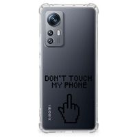 Xiaomi 12 | 12x Anti Shock Case Finger Don't Touch My Phone - thumbnail