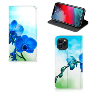 Apple iPhone 11 Pro Smart Cover Orchidee Blauw - Cadeau voor je Moeder