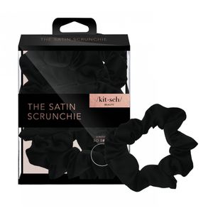 Kitsch Satin Sleep Scrunchies Black