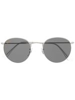 Ray-Ban lunettes de soleil teintées à monture ronde - Argent