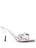 GIABORGHINI mules Alodie 85 mm en cuir - Argent