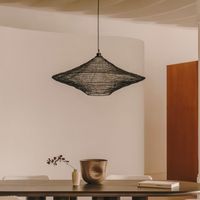 Kave Home Hanglamp Makai 87cm - Zwart - thumbnail