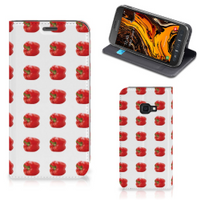 Samsung Galaxy Xcover 4s Flip Style Cover Paprika Red - thumbnail