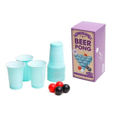 Invento bierpong retr-Oh set unisex kunststof blauw Invento bierpong retr-Oh set unisex kunststof blauw