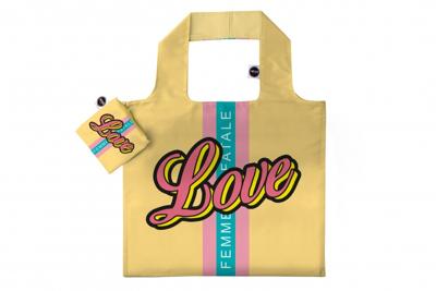Any Bags opvouwbare shopper Love 48 cm geel Any Bags opvouwbare shopper Love 48 cm geel