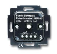 Busch-Jaeger 2112 U-101 Ingebouwd Dimmer Zwart - thumbnail