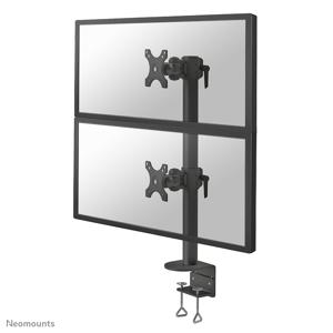 Neomounts FPMA-D960DVBLACKPLUS 2-voudig Monitor-tafelbeugel 43,2 cm (17) - 124,5 cm (49) Zwenkbaar, Roteerbaar, Kantelbaar Zwart