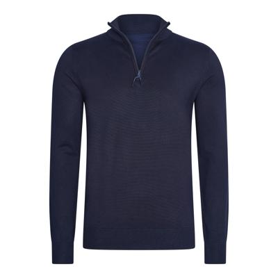 Half Zip Trui Navy