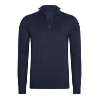 Half Zip Trui Navy